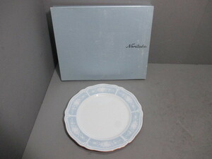 美品★Noritake★ノリタケ レースウッドゴールド プレート皿 直径約27cm