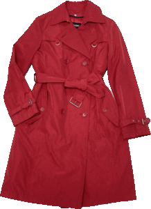  beautiful goods * Sanyo coat SANYO COAT down liner attaching Gore-Tex trench coat red 7( largish )*