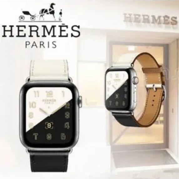 即決未使用 Apple Watch HERMES 限定 オレンジ スポーツバンド 45mm