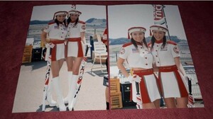 レースクイーン　写真　Lサイズ　2枚　1999年　アイドル　タレント