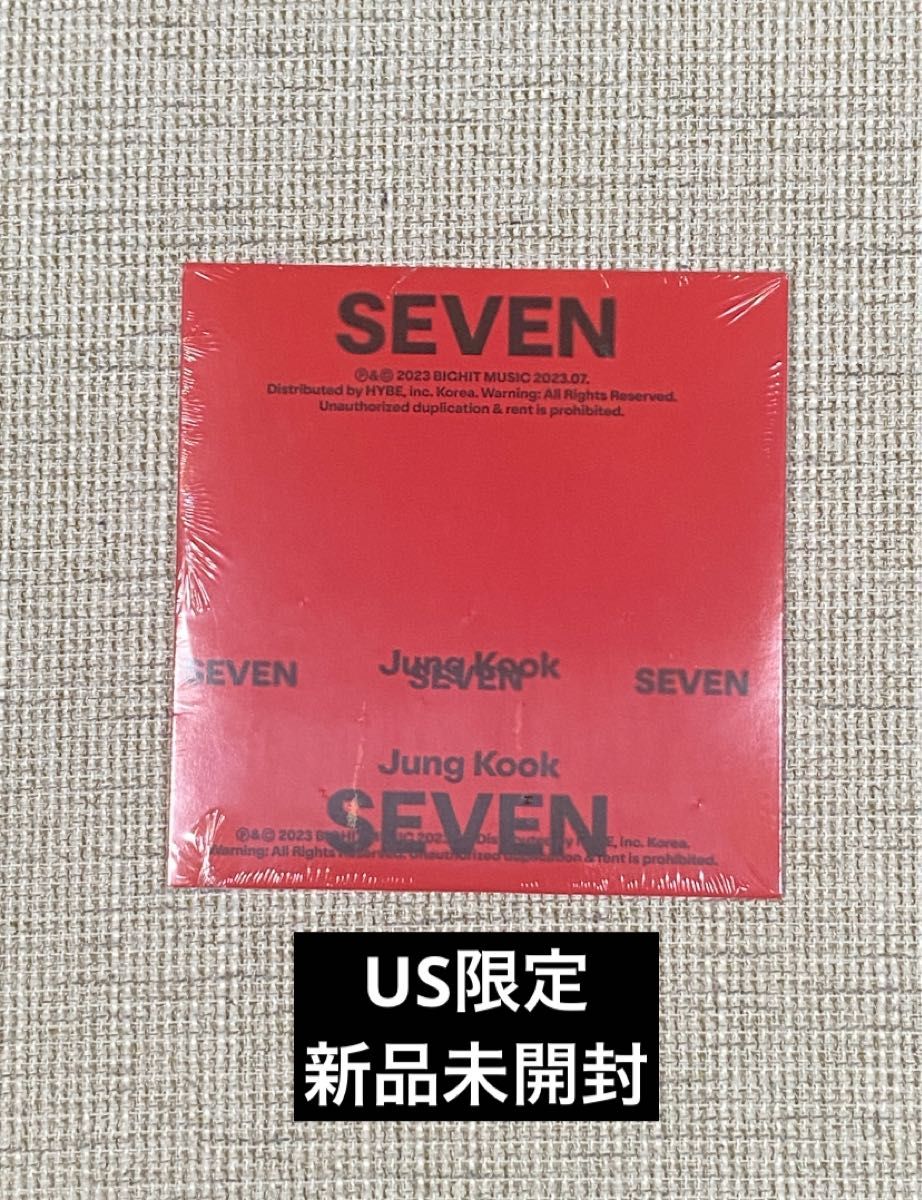 BTS ジョングク 新品未開封 アメリカ限定CD seven｜PayPayフリマ