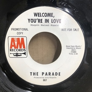 PARADE / WELCOME, YOU'RE IN LOVE / SHE'S GOT THE MAGIC (867)