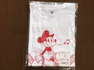 広島カープ 公認グッズ ディズニーコラボ ミッキーマウスTシャツ（ひとやすみ） 新品未開封 XLサイズ ホワイト 定価3300円