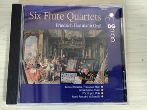 CD フリードリヒ・ハルトマン・グラーフ 6つのフルート四重奏曲/Six Flute Quartets Friedrich Hartmann Graf 解説書付/クラシック/D325402