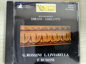 CD ピアノデュオ/DUO PIANISTICO DIRANI AMELOTTI/ジョアキーノ・ロッシーニ/フェルッチョ・ブゾーニ/L.LIVIABELLA/クラシック/D325532