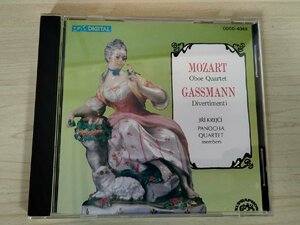 CD モーツァルト オーボエ四重奏曲 へ長調 KV370/MOZART GASSMANN イルジー・クレイチー(オーボエ)/パノハ四重奏団員/クラシック/D325522