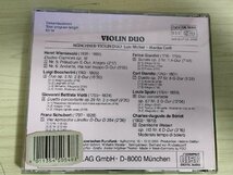 CD ミュンヘン・ヴァイオリン・デュオ/MUNCHNER VIOLIN DUO/ルイスミハル/マルタカルフィ/ヘンリク・ヴィエニャフスキ/クラシック/D325542_画像3