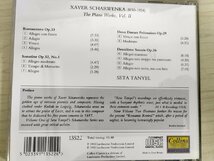 CD ザ・ピアノ・ワークス Vol.Ⅱセタ・タニエル フランツ・クサヴァー・シャルヴェンカ/XAVER SCHARWENKA SETA TANYEL/クラシック/D325509_画像2