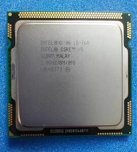 Intel Core i5-760 8M 2.8 GHz 4 セクター