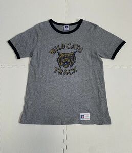 ★RUSSELL ATHLETIC ラッセルアスレチック リンガーTシャツ WILD CATS 