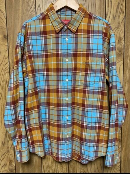 supreme plaid flannel shirt