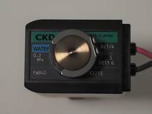 新品 CKD水用 直動式2ポート電磁弁 FWB42_画像1