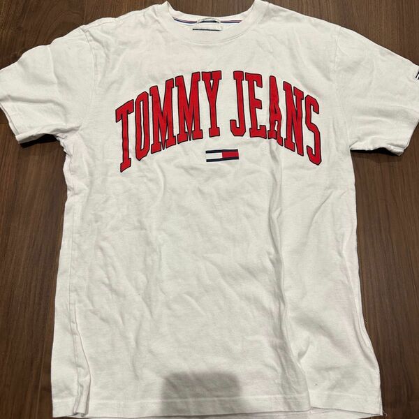 TOMMY JEANS メンズ半袖Tシャツ　ホワイト　Mサイズ