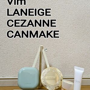 ヴィム　キャンメイク　セザンヌ　ラネージュ　プチプラ　マリリン　コスメセット 化粧下地　フィニッシュパウダー　クッションファンデ