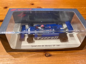 ★SPARKmodel　Tyrrell 010 5th Monaco GP 1981 1/43　未開封★長期保管品