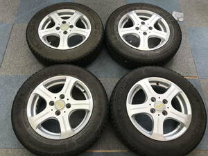 □□2309-122 EURO EDITION 14インチ 5J +45 100/4H ミシュラン X-ICE 165/70R14 4本 アクア ヴィッツ キューブ パッソ ソリオ