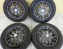 ●●2309-BM3LL weds VELVA 6J 15in +43 PCD114.3 195/65R15 4本セット ルミオン オーリス セレナ ノア ヴォクシー エスクァイア アイシス_画像1