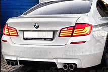 BMW 5シリーズ F10 各純正色付 トランクスポイラー M5型 2010+_画像4