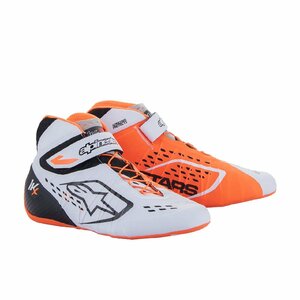 alpinestars(アルパインスターズ) カートシューズ TECH-1 KX V2 SHOES (サイズUSD： 7.5) 2041 WHITE ORANGE FLUO BLACK