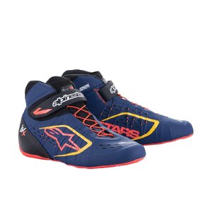 alpinestars(アルパインスターズ) カートシューズ TECH-1 KX V2 SHOES (サイズUSD： 8.5) 7135 ULTRAMARINE BLUE RED FL YELLOW