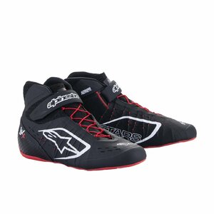 alpinestars( Alpine Stars ) Cart shoes TECH-1 KX V2 SHOES ( size USD: 10) 123 BLACK WHITE RED