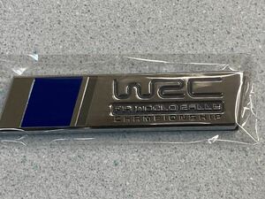 未使用 スバル WRC ロゴ メタルステッカー クロームメッキ