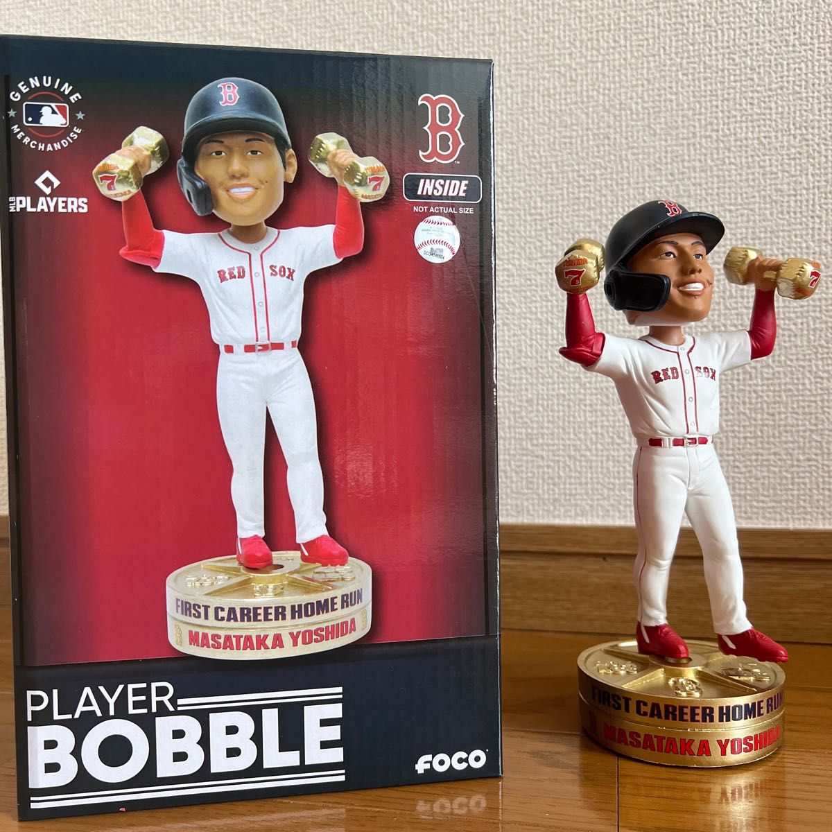144個限定 吉田正尚 チャンスダンベルボブルヘッド MLB レッドソックス