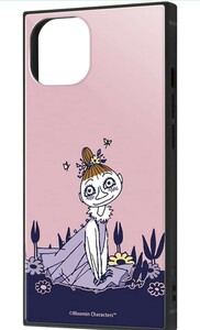 509h0409　イングレム iPhone 13 ケース 耐衝撃 カバー KAKU ムーミン MOOMIN ミムラねえさん