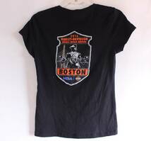 送料無料 ■ 2016年 古着 ハーレーダビッドソン ボストン BOSTON 女性用 女子 Harley Davidson Sサイズ_画像4