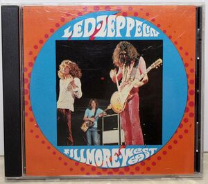 Led Zeppelin☆レッド・ツェッペリン - FILLMORE WEST 1969◆CD SCORPIO