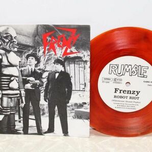 サイコビリー◆フレンジー◆FRENZY - Robot Riot◆ORANGE RED VINYL! ROCKABILLY PSYCHOBILLY ロカビリーの画像1