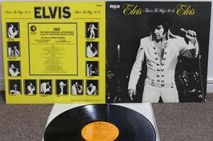 ◆エルヴィス・プレスリー - エルヴィス・オン・ステージVol.1◆ELVIS PRESLEY - SX-61 That's The Way It Is Elvis 21004