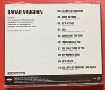 【SHM-CD】「サラ・ヴォーン・ウィズ・クリフォード・ブラウン / Sarah Vaughan +1」国内盤 ボーナストラックあり 盤面良好 [08130121]_画像2
