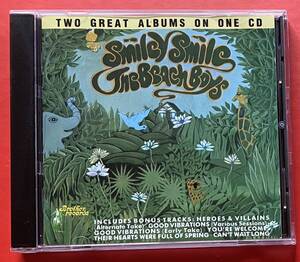 【2in1CD】Beach Boys「Smiley Smile / Wild Honey」ビーチ・ボーイズ 輸入盤 盤面良好 [07260386]