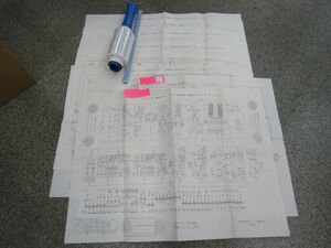 6318　AS DD51形ディーゼル機関車 付図8枚 全体回路ツナギ 制御回路ツナギ 国鉄 当時物 記名あり