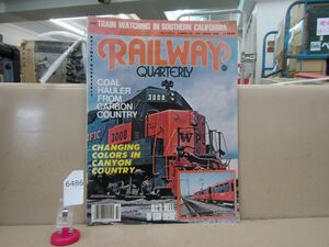 6486　AS RAILWAY QUARTERLY 1983 SUMMER レイルウェイ 列車 貨物列車 機関車 鉄道 洋雑誌 カナダ
