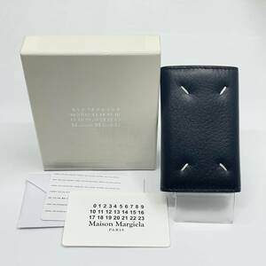  free shipping h52313 Maison Margiela mezzo n Margiela men's 6 ream key case S56U10206 leather black comparatively beautiful goods 