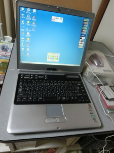 NEC ノートパソコン LC800J/84DF PentiumⅢプロセッサ 800MHZ 1.41型TFT(XGA) 訳20GB HDD DVD-ROMドライブ実働使用品