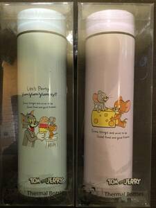 トムとジェリー TOM and JERRY ステンレスボトル Stainless Bottle 2種セット 温度センサー 容量500ml プライズ 水筒 新品未開封 同梱可-7