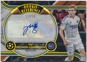 Isak Bergmann Johannesson 2022-23 Topps Museum Collection RC Rookie Auto 50枚限定 オート イサク・バーグマン・ヨハンネソン