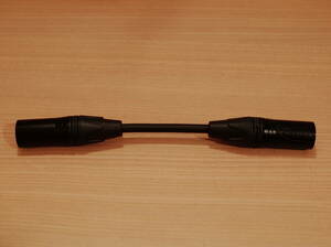 * prompt decision XLR conversion cable male = male MOGAMI 2549 NEUTRIK NC3MXX-B Moga mi14cm *