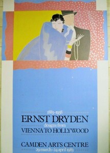 エルンスト・ドライデン 1983年 ポスター/検;ハリウッド映画衣装デザイン ファッション グラフィック 広告デザイン クリムトの弟子