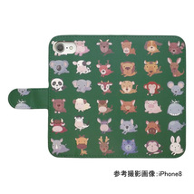 etc-3　スマホケース 手帳型 プリントケース 動物 犬 猫 コアラ パンダ イルカ ウサギ ライオン_画像2