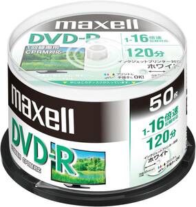 WEB限定モデル 1) 本体のみ maxell 録画用 (1回録画用) CPRM対応 DVD-R 120分 16倍速対応 インクジ