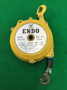 【中古品】ＥＮＤＯ　トルクリール　ラチェット機構付　ＥＲ－１０Ａ　４ｍ ER-10A IT2UDLYPQE72