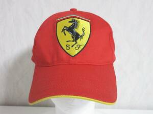 フェラーリ Ferrari キャップ 帽子 赤 北6246