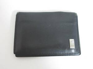  Dunhill dunhill leather card-case black black north 6321