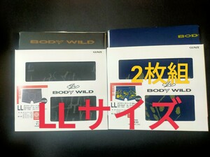 LL★送料無料①即決！BODY WILD 2枚セット 3D-Boxer ボディーワイルド ボクサーパンツ ボクサーブリーフ メンズ XL /下着 BODYWILD 日本製