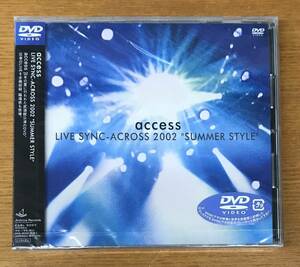  новый товар нераспечатанный DVD*access LIVE SYNC-ACROSS 2002*SUMMER STYLE~LIVE at NIPPON BUDOKAN..(2003/03/19)/< ESBL9097>: