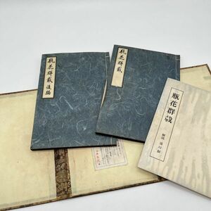 he50520 古書 瓶花群載 復刻全2巻 百花園主人識 昭和54年復刻限定 700部の内第502号 瓢箪堂発行 活花華道生花花道いけばな資料